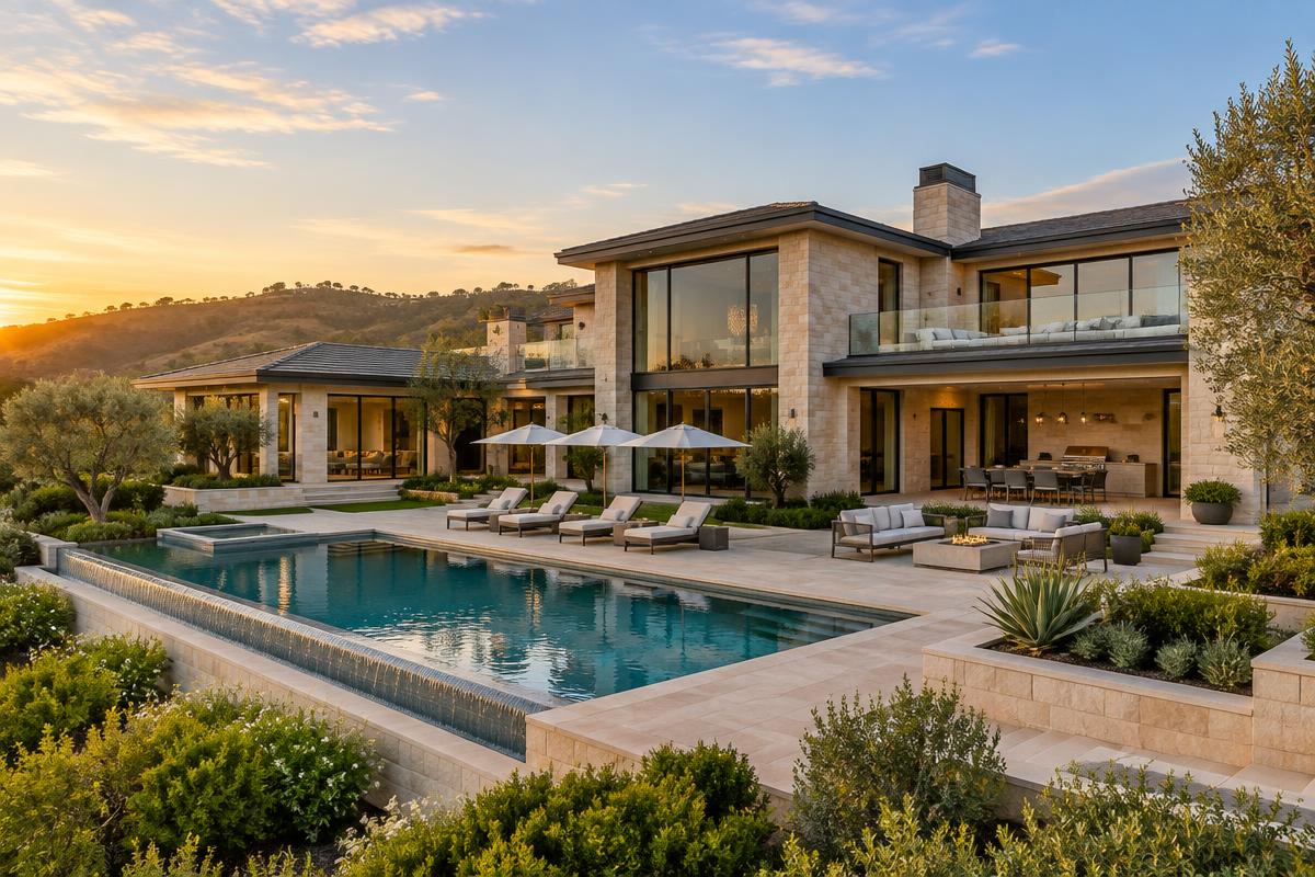 Completed contemporary luxury estate
